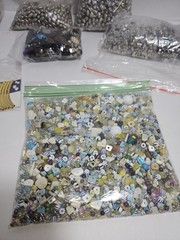 Lot of 5lbs Beads Glass Ceramic Metal For Making jewelry necklace bracelet