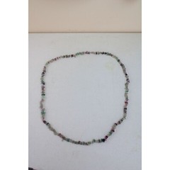 Multicolor Bead Necklace Glass 90728
