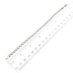925 Sterling Silver Vintage Italy Flat Anchor Mariner Link Bracelet 7″