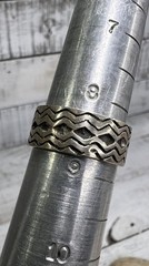 Vtg Signed SL Southwestern Ring Sterling Silver 925 Band Size 8.5 Jewelry 🖤