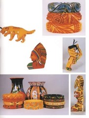 Bakelite Bangles & Jewelry Collector Guide Full Color w Unusual Pieces
