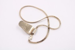Gun-in-holster pendant necklace Mini revolver charm herringbone necklace 12″