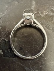 Antique 1920s Old Mine Cut Natural Diamond Platinum Wedding Ring