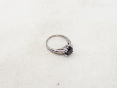 Vintage 1940s $6000 2.20ct Natural Ceylon BLUE Sapphire Diamond Platinum Ring 5g