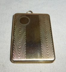 Large Rectangular Signed Marathon GF Art Deco Locket Pendant