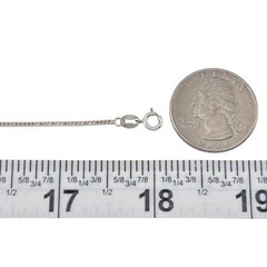 Vintage Sterling Silver 925 Curb Link Chain Necklace 18″
