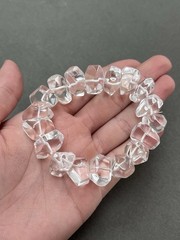 Vintage Rock Quartz Crystal Bracelet