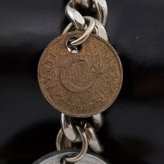 Vintage World Traveler Foreign Coin Charm Bracelet Mid-Century 1950s to 1960s