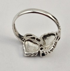 Vintage Black Hills Gold Sterling Silver Grape Leaf Cluster Ring Size 9 – 3.4g