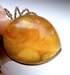 Vintage Spider Brooch Amber Color Resin. Made in the USSR