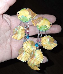 Lunch At The Ritz 1983 Buffalo Indian Chief Post Earrings! Signed and Rare!