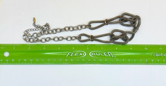 Signed VCLM Silver Tone Choker Necklace Vintage