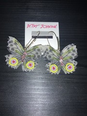 Betsey Johnson Butterfly Earrings Extremely Rare – DP1