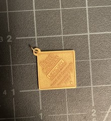 NICE! VTG MERCURY OUTBOARDS DEALER CONGRESS 1989 SAN DIEGO CHARM GOLD FILLED GF