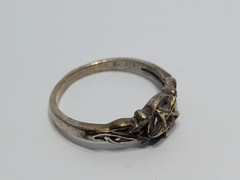 ✨VINTAGE✨ 925 Sterling Silver PSCL Peter Stone Signed Celtic Band Ring Size 8.75