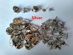 wholesale brass tie tacks tacs butterfly pin back clasp jewelry findings brooch