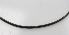Vintage Sterling Silver Omega Necklace 925 Italy 2.5mm 12 Grams 18″ flat chain