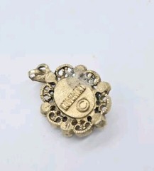 Sarah Coventry Pendant Lot of 2 Gold Tone VINTAGE 1.25 in Estate