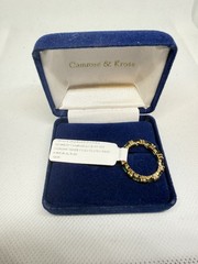 CAMROSE & KROSS JBK 925 JACQUELINE KENNEDY EMERALD ETERNITY BAND 7