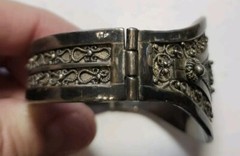 Vintage Berber Bracelet Kabe 850 Silver Morocco