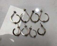 Lot Of 14 Pairs Vintage To Now 925 Sterling Silver Earrings