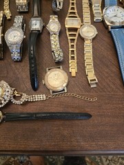 Westclox Seiko Timex Bulova Relic Mixed Lot Wristwatches & Pocket Watch