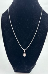 Sorrento Sterling Silver Cameo Pendant Necklace