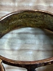 14k GE gold ring vintage( Gold Electroplated ) Unknown Stone Beauty