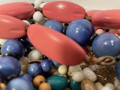 4Lb Mixed Mystery Jewelry Lot Vintage Mod Boho Bead Necklaces Bracelets Earrings