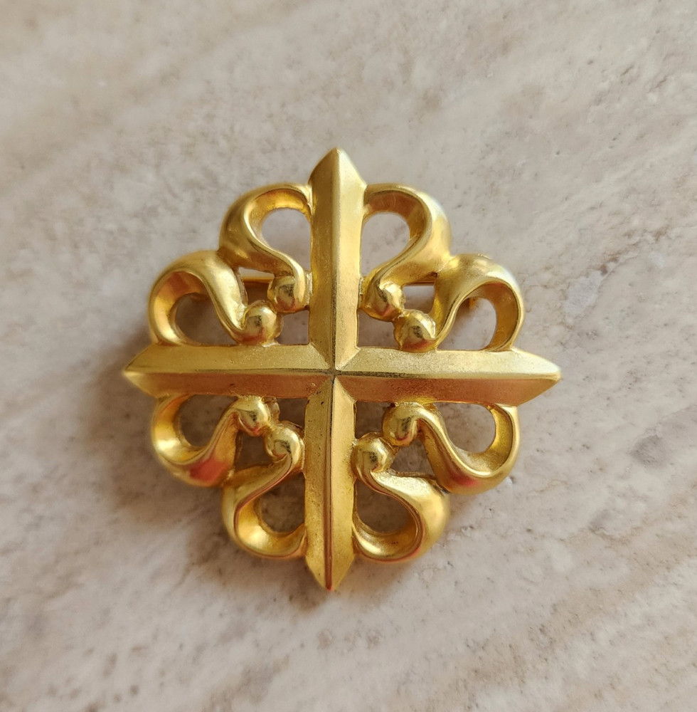 Vintage Metropolitan Museum of Art 1990 Cross Brooch/Pendant Rare