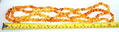 ✅135 cm=54gr RUSSIAN SOVIET BALTIC AMBER BEAD NECKLACE 琥珀 BRACELET STONE PENDANT