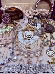 Vintage Estate Costume Jewelry Lot! AVON, MONET and more!