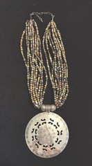 Vintage Tibetan Spiritual Pendant Multi-Strand Bead Necklace 184g- Estate Find