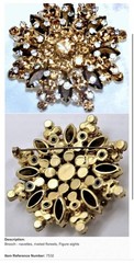 Documented Juliana D&E Book Pieces Topaz Rhinestone Parure Necklace Bracelet Set