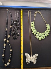 Vintage To Modern Costume Jewelry Lot 100% Wearable Or Resell Necklaces + J24