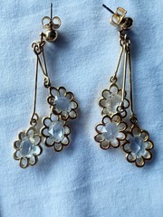 Jewelry Lot 4pc Mint Green Floral Statement Necklace Avon Pearl Daisy