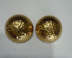 Vintage Lot Of 5 Chunky Clip On Earrings Liz Claiborne , Dubin and 3 Unsigned