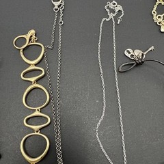Lot Of Fossil Signed Rose Gold Tone Necklaces And Bracelet Earrings Rings J150