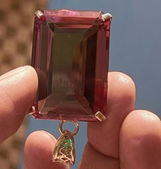120 Ct Natural Color Change Alexandrite Emerald Cut Certified Loose Gemstone 6k