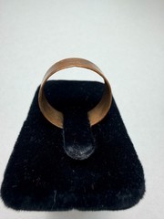 Vintage Hammered Copper Cuff Bracelet Minimalist Set Cuff And Ring Sz 7