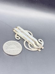 BIRKS Sterling Silver Money Clip Vintage Mid-Century Collectible Rare Find