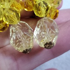 Vintage Clip On Earrings AB Rhinestone Pearl Sarah Cov Unsigned 6 Pair