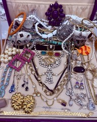 Vintage Estate Costume Jewelry Lot! AVON, MONET and more!