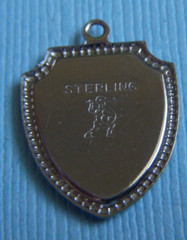 Vintage Brown County Indiana shield sterling charm
