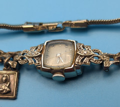 Vintage Wittnauer 14k Ladies Watch, Manual 17 Jewel Swiss, Working