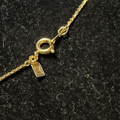 Vintage Merlite Delicate Gold Tone Faux Fire Opal Pendant Necklace 18”