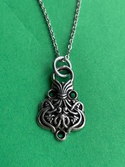 Vintage pewter Clasp Pendant necklace 🇳🇴 Norwegian! NEW STYLE!