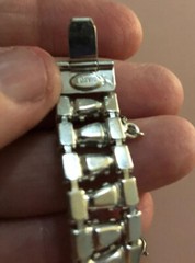 Stunning B david Rhinestone Bracelet Signed Designer Jewelry