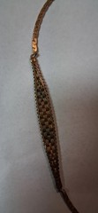 Vintage Multi Color 14k Gold Bracelet 7 1/4 Inches 5.3 Grams Lovely Retro Piece