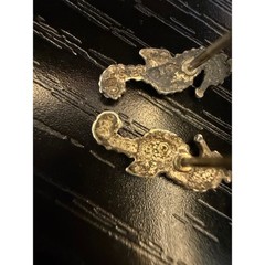 Vintage Sterling Silver Seahorse Stud Earrings Nautical Marine Jewelry 80 Ster